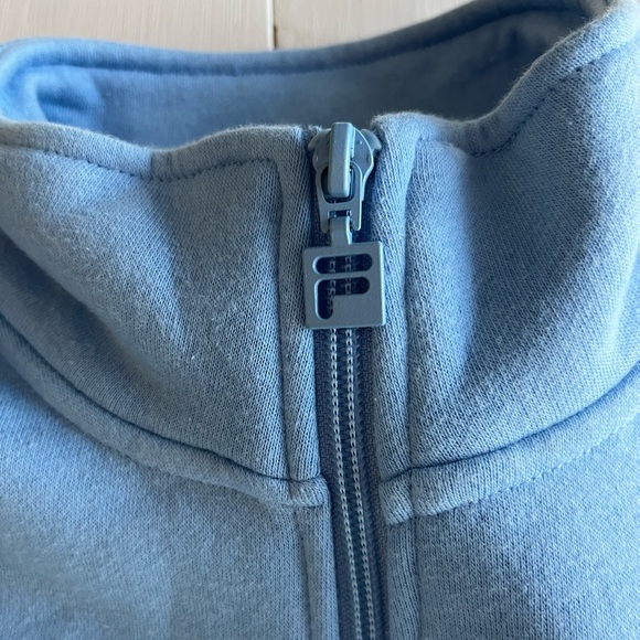 NWT Fila 1/4 Zip Pullover, Blue/Black/White, Size Small - Picture 5 of 6